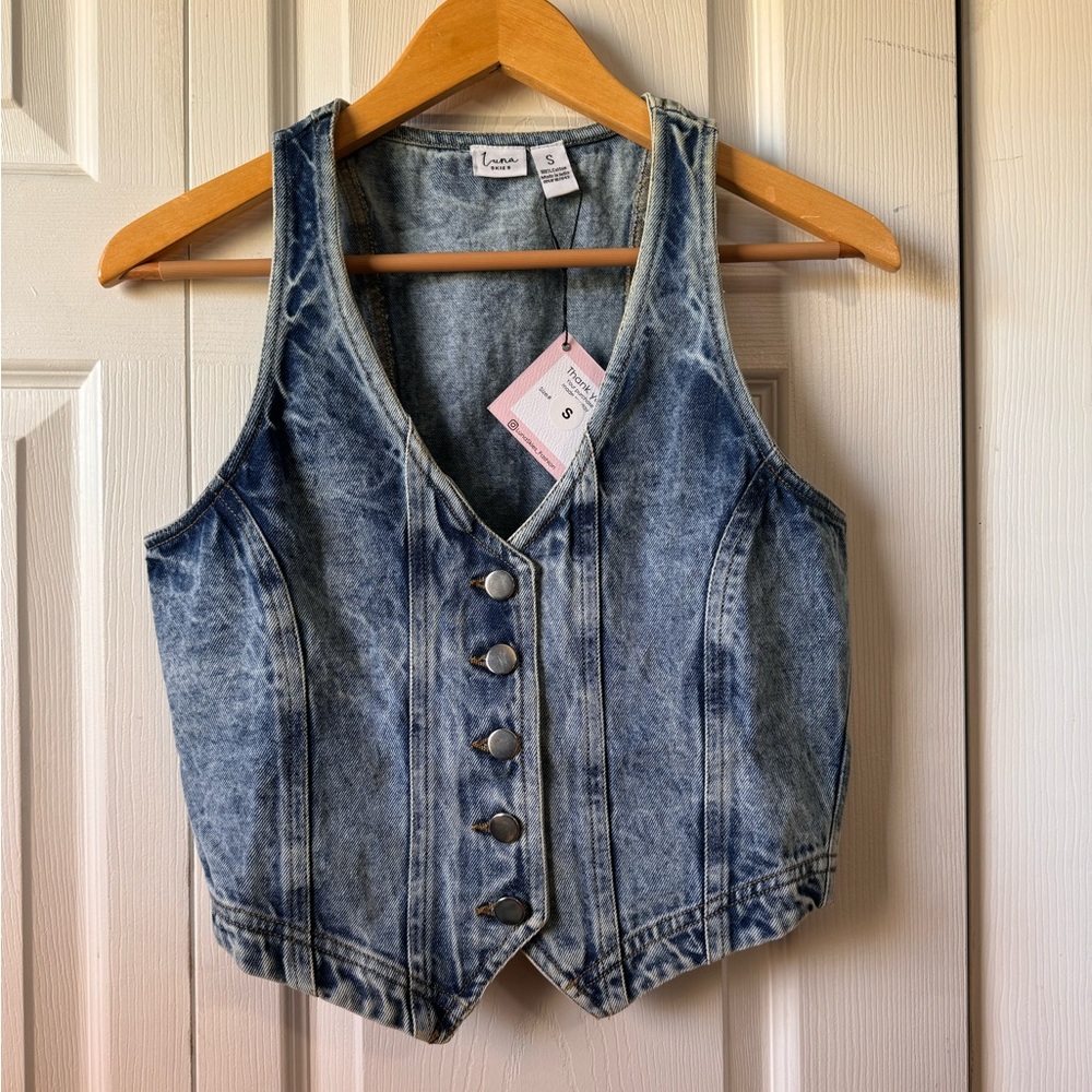 Denim vest